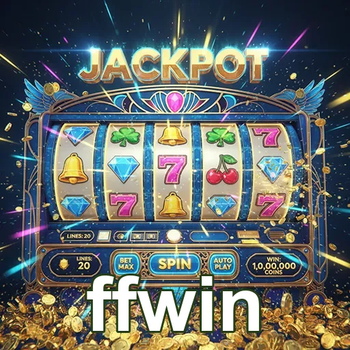 Máquina caça-níqueis jackpot da ffwin, com gráficos vibrantes e possibilidade de grandes prêmios.